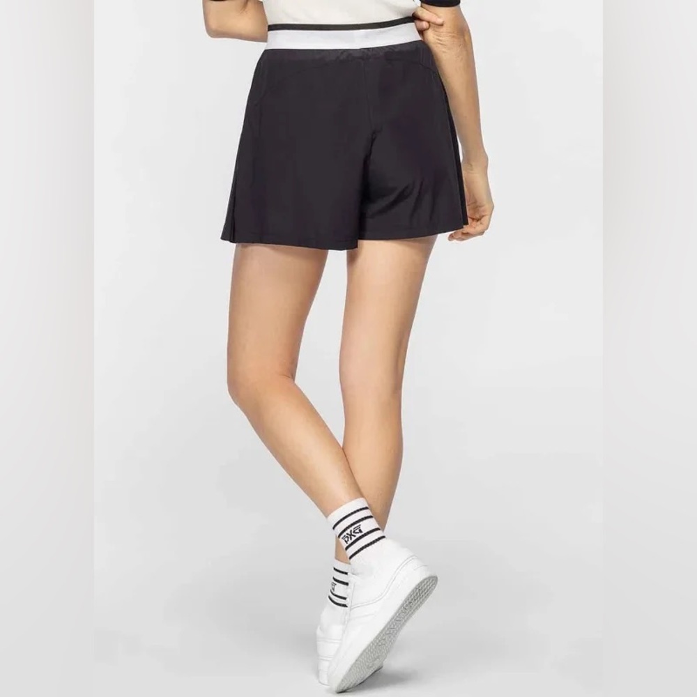 NEW Women's PXG Tulip Hem Skort Skirt Black Parsons Xtreme Golf Large active